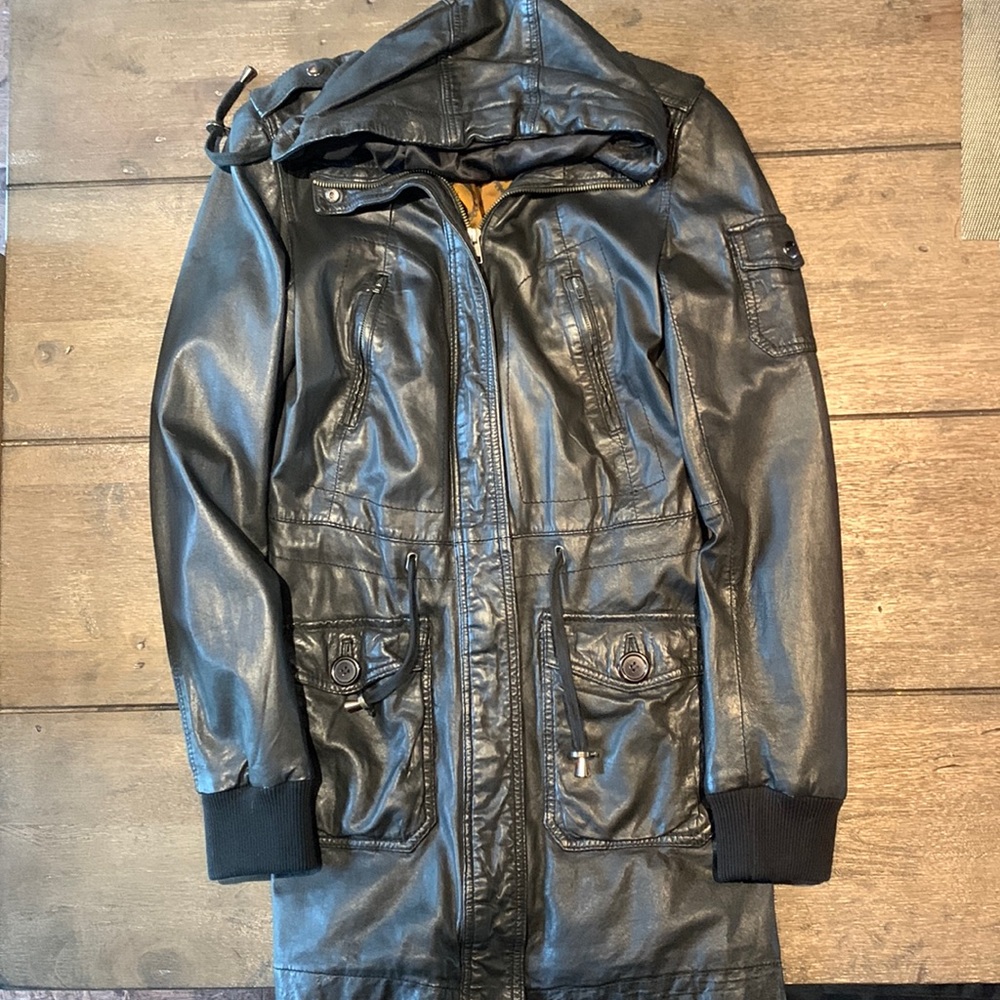 Danier 3/4 length leather jacket
